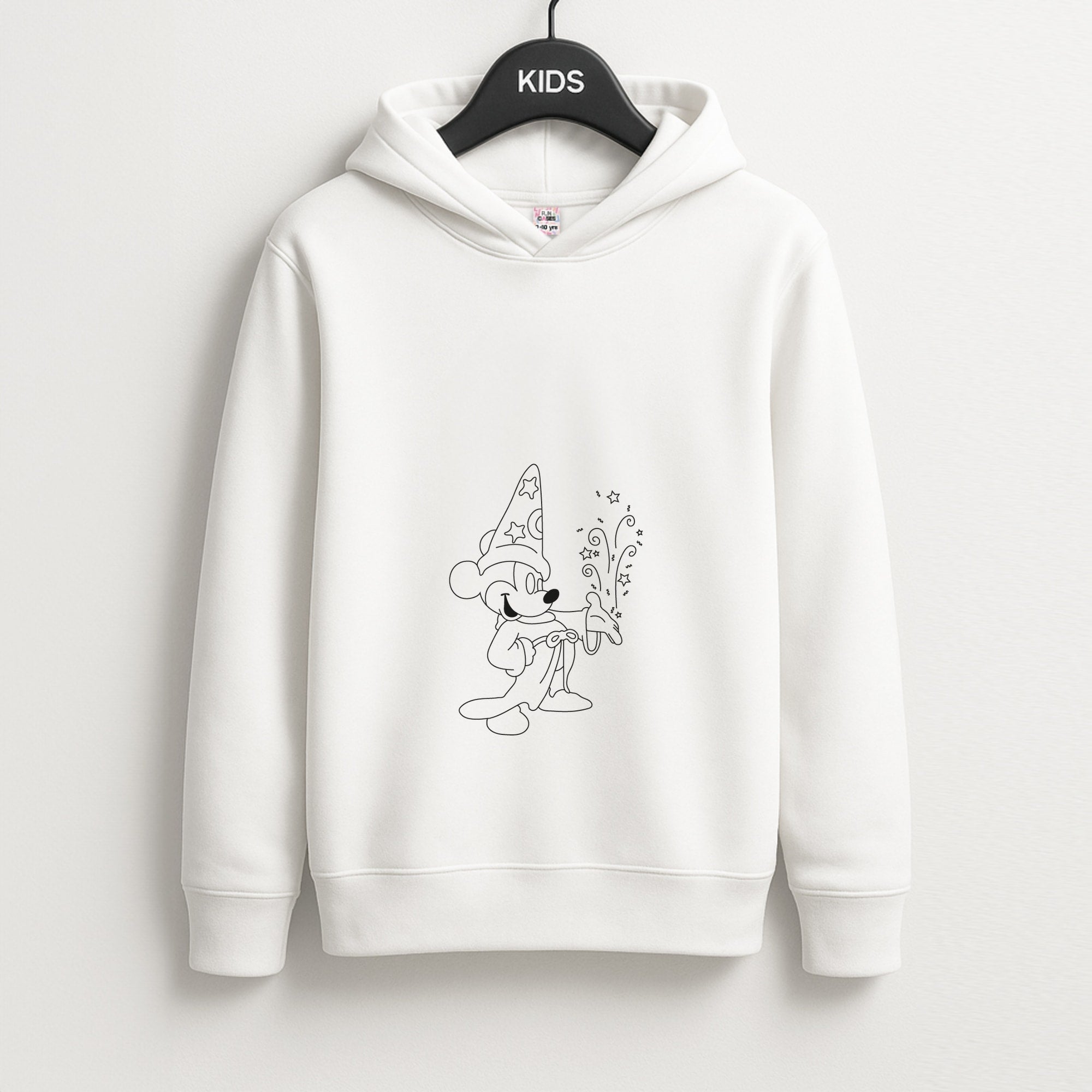 Wizard Mickey Blue Kids Hoodie