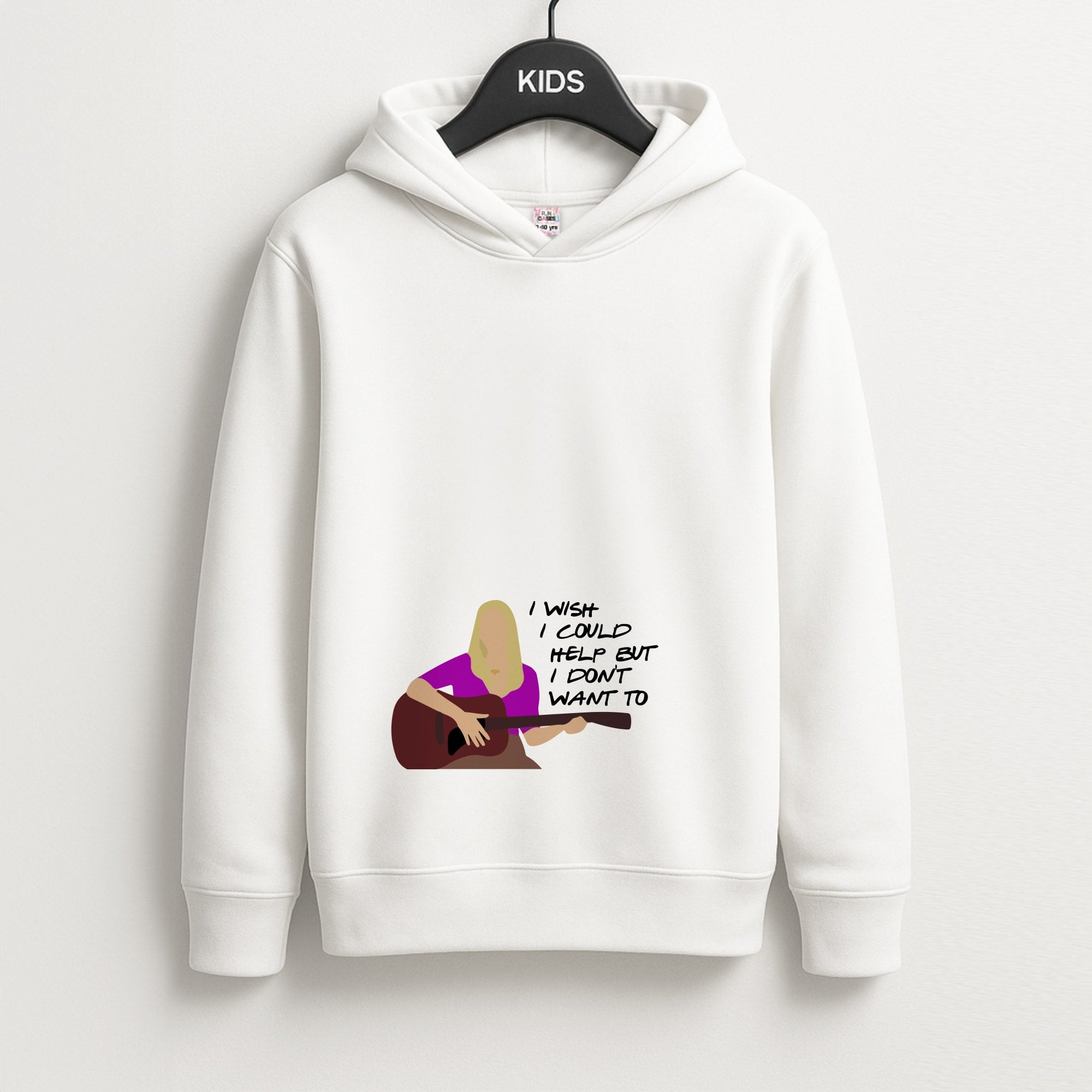 I Wish I Could Help But I Don't Want To Unisex Kids Hoodie