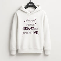 It Does Not To Dwell Kids Hoodie