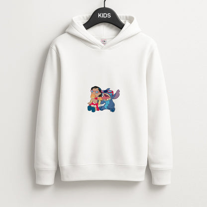 Ice Cream Alien Blue Unisex Kids Hoodie