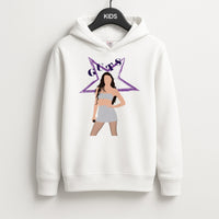 Dark Purple Olivia Kids Hoodie