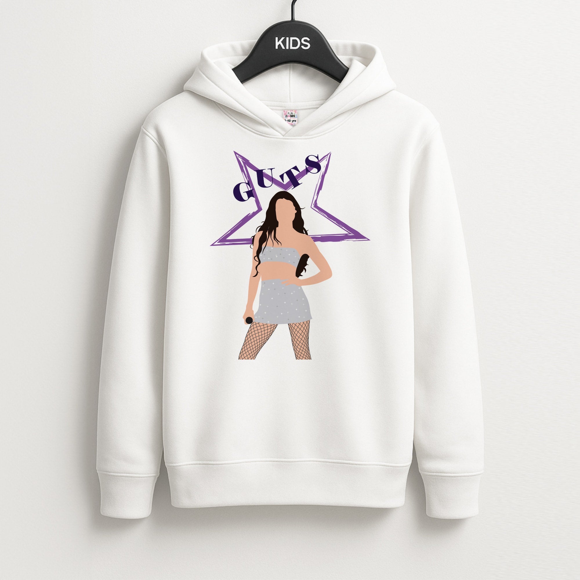 Dark Purple Olivia Kids Hoodie