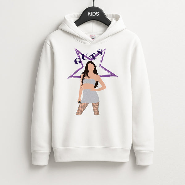 Dark Purple Olivia Kids Hoodie