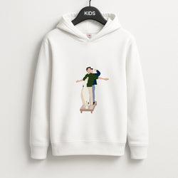 Two Men And A Dog Unisex Kids Hoodie