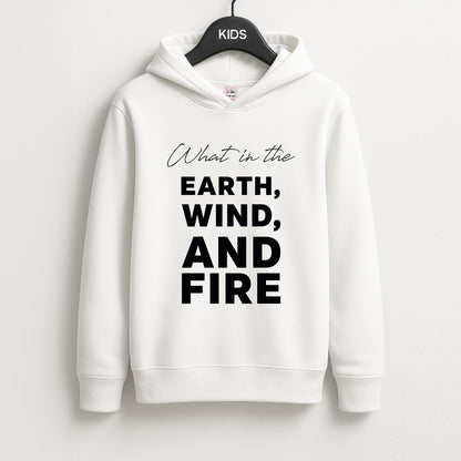What In The Earth, Wind And Fire Unisex Kids Hoodie