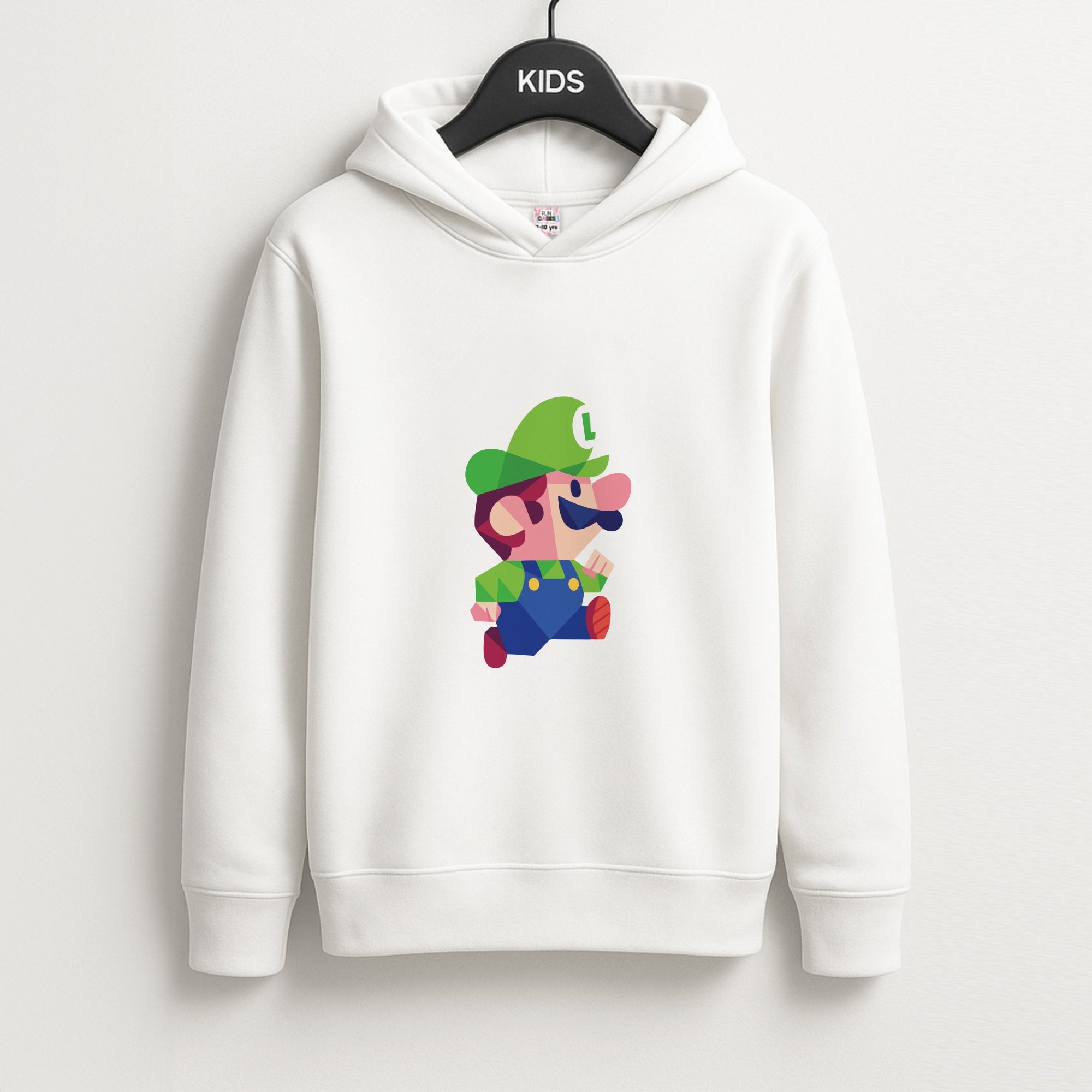 Running Luigi - Mario Kids Hoodie