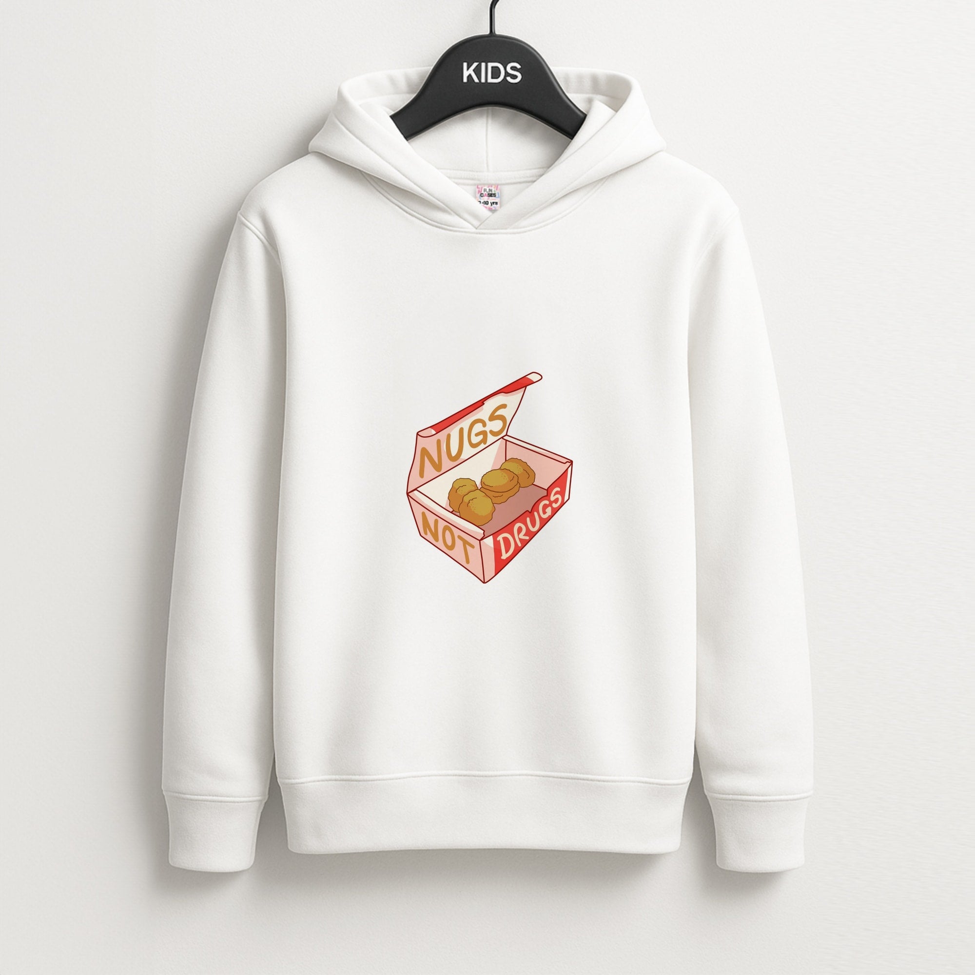 Nugs not Drugs Tumblr Style Unisex Kids Hoodie
