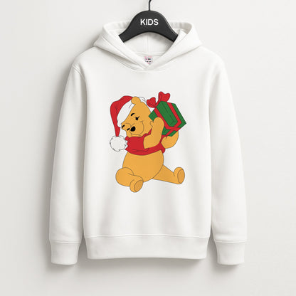 Winnie Christmas Unisex Kids Hoodie