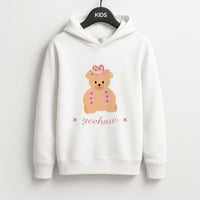 Yeehaw Teddy Bear Kids Hoodie