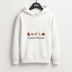 Crystal Hoarder Pattern Unisex Kids Hoodie