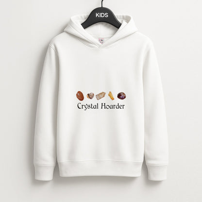 Crystal Hoarder Pattern Unisex Kids Hoodie
