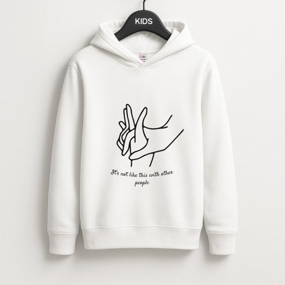It's Not Like This With Other People Unisex Kids Hoodie