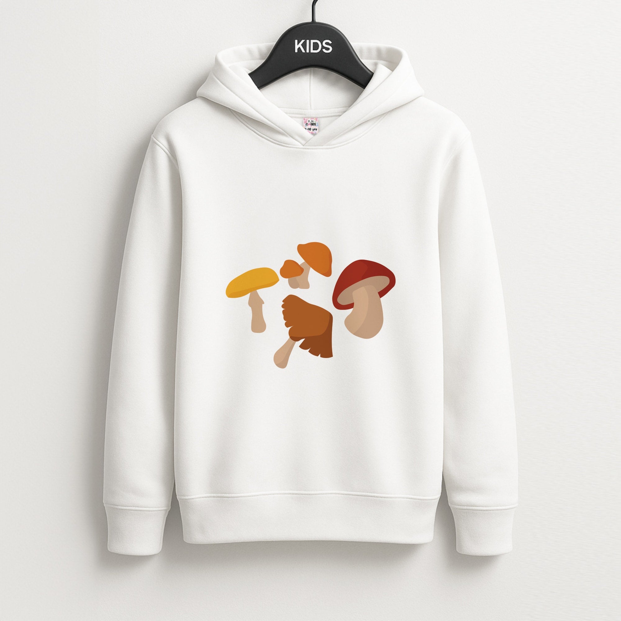 Mushroom Pattern - Autumn  Unisex Kids Hoodie