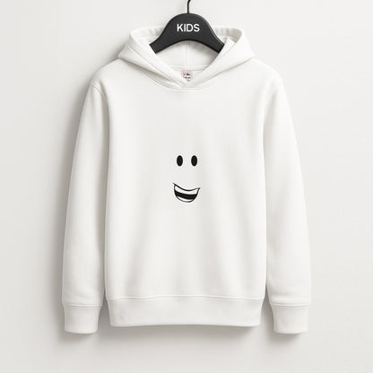 Yellow Face Unisex Kids Hoodie