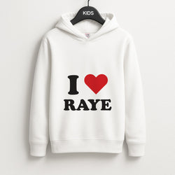 I Love Raye - Festival Unisex Kids Hoodie