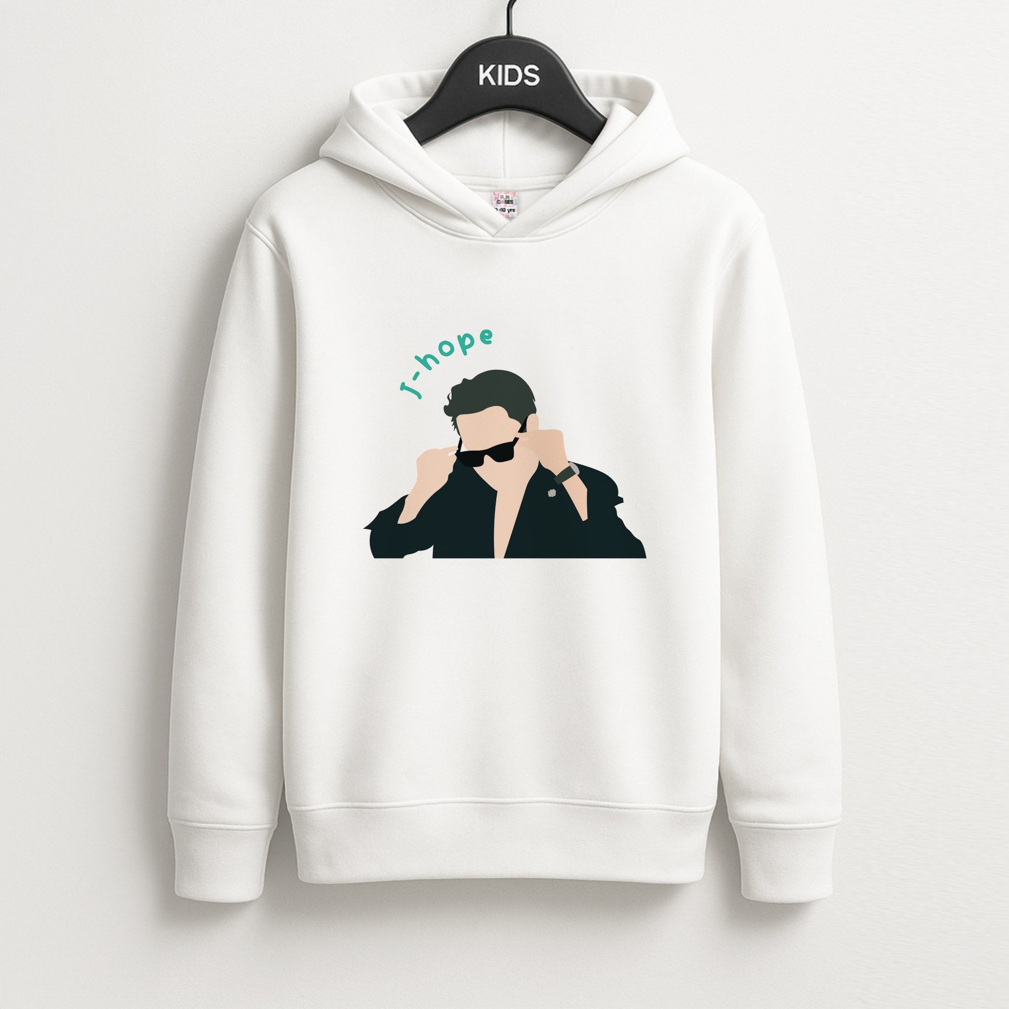 J-Hope Glasses - K Pop Kids Hoodie
