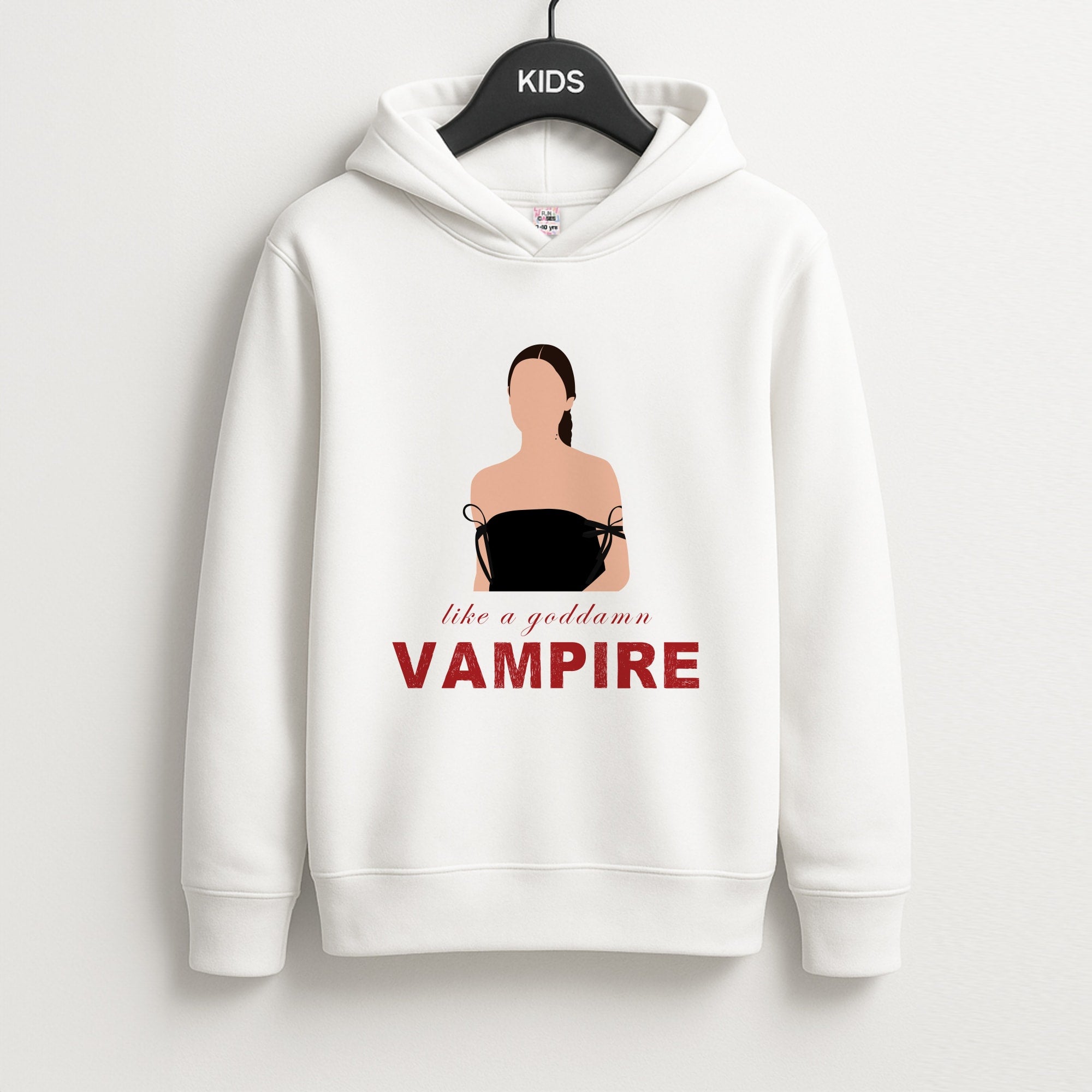 Goddamn Vampire Unisex Kids Hoodie