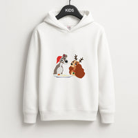 Christmas Lady Kids Hoodie