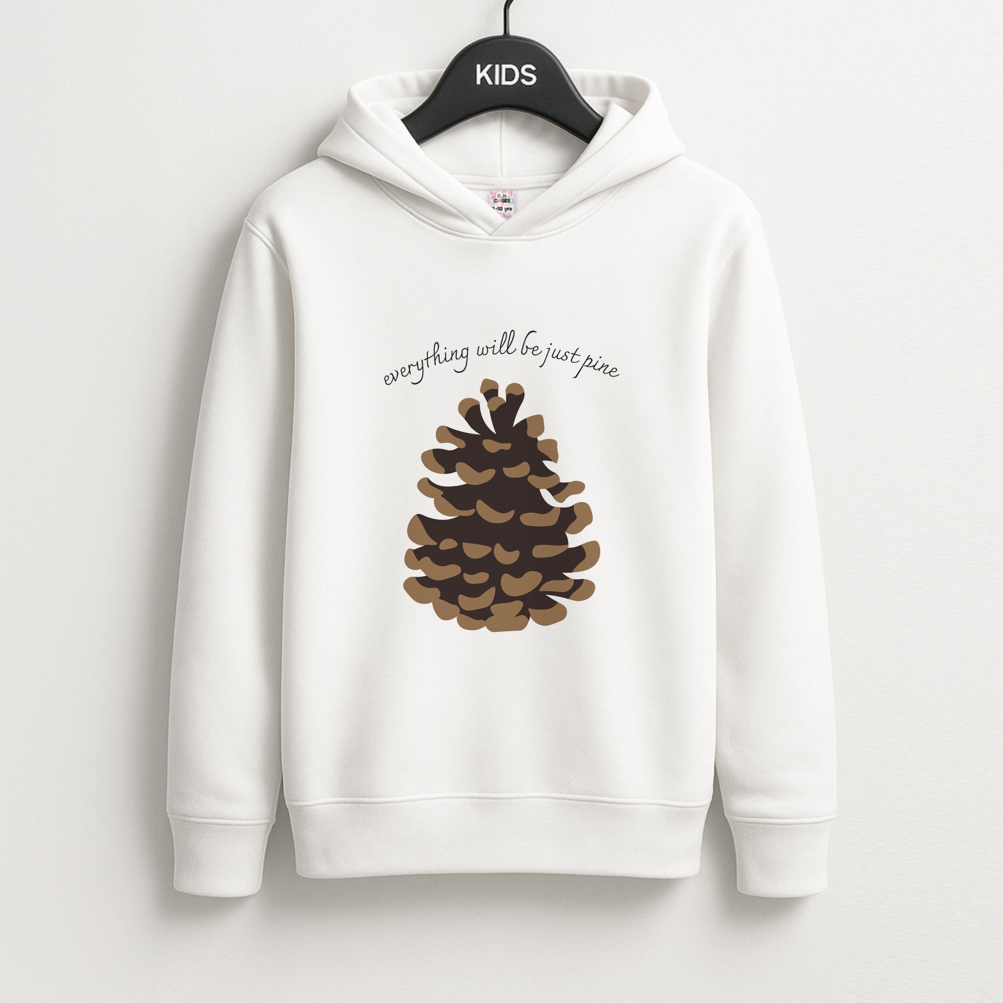 Everything Will Be Just Pine - Autumn Unisex Kids Hoodie