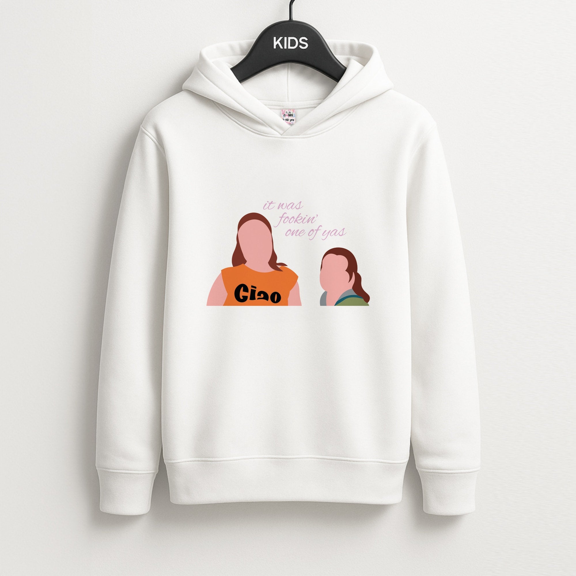 It Was Fookin' One Of Yas - British Pop Culture Kids Hoodie