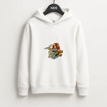 Book Stack Unisex Kids Hoodie