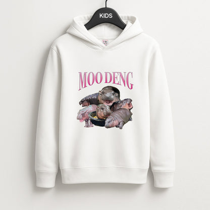Moo Collage Unisex Kids Hoodie