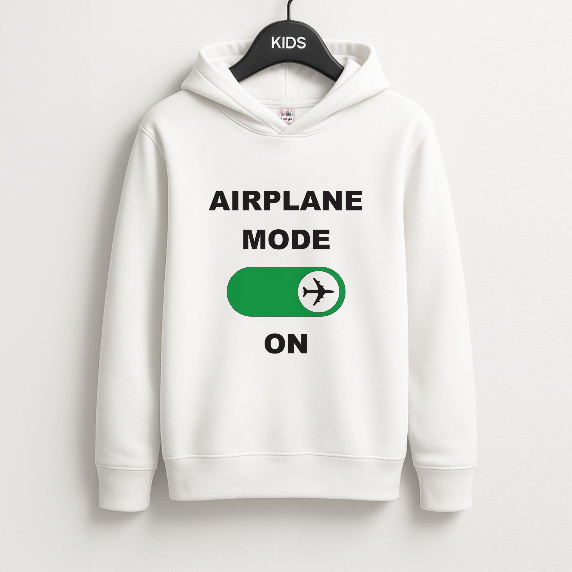 Airplane Mode On - Travel Unisex Kids Hoodie