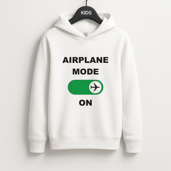 Airplane Mode On - Travel Unisex Kids Hoodie