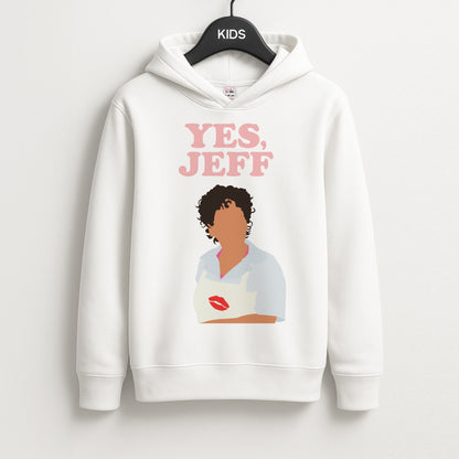 Yes Jeff Unisex Kids Hoodie