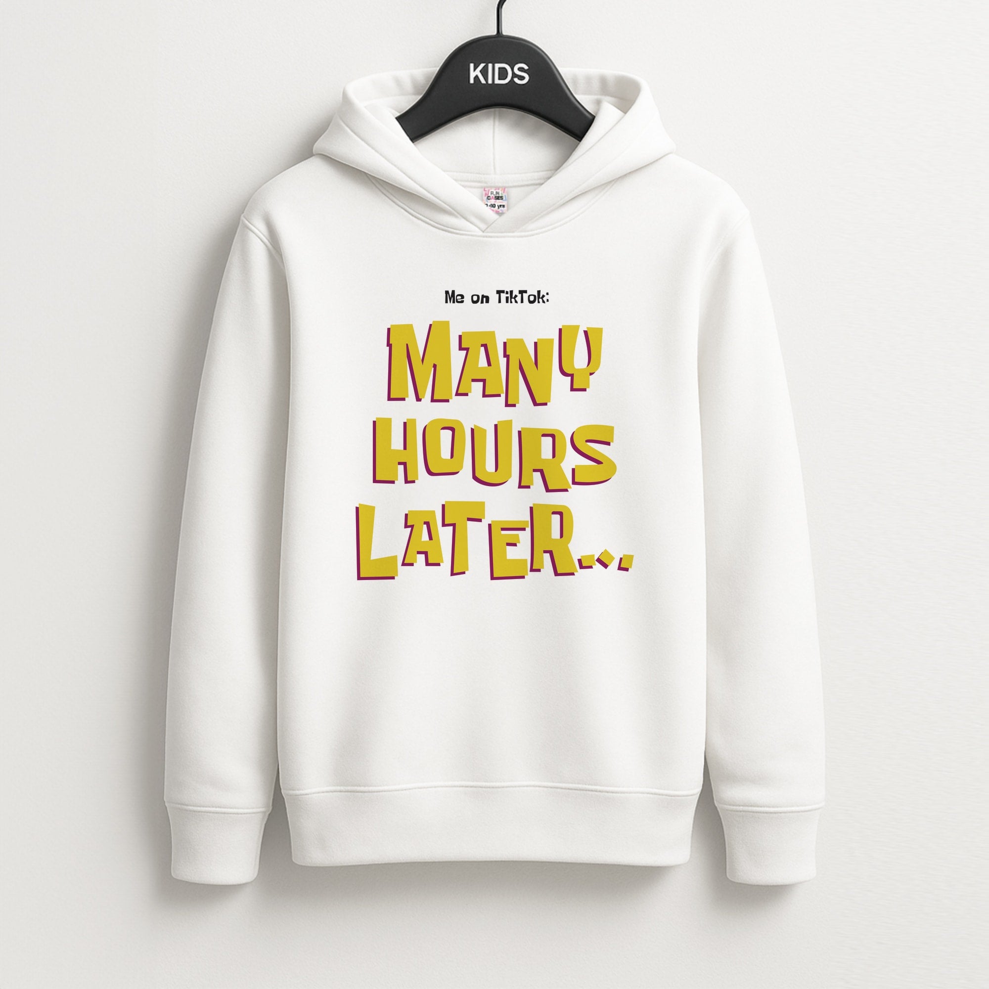 Many Hours Later Kids Hoodie