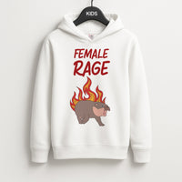 Female Rage Kids Hoodie