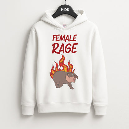 Female Rage Unisex Kids Hoodie