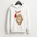 Rabbit Christmas Ears Unisex Kids Hoodie