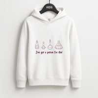 I've Got A Potion For You Dark Pink Kids Hoodie