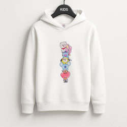 K-Pop Band BT21 Drawing Unisex Kids Hoodie