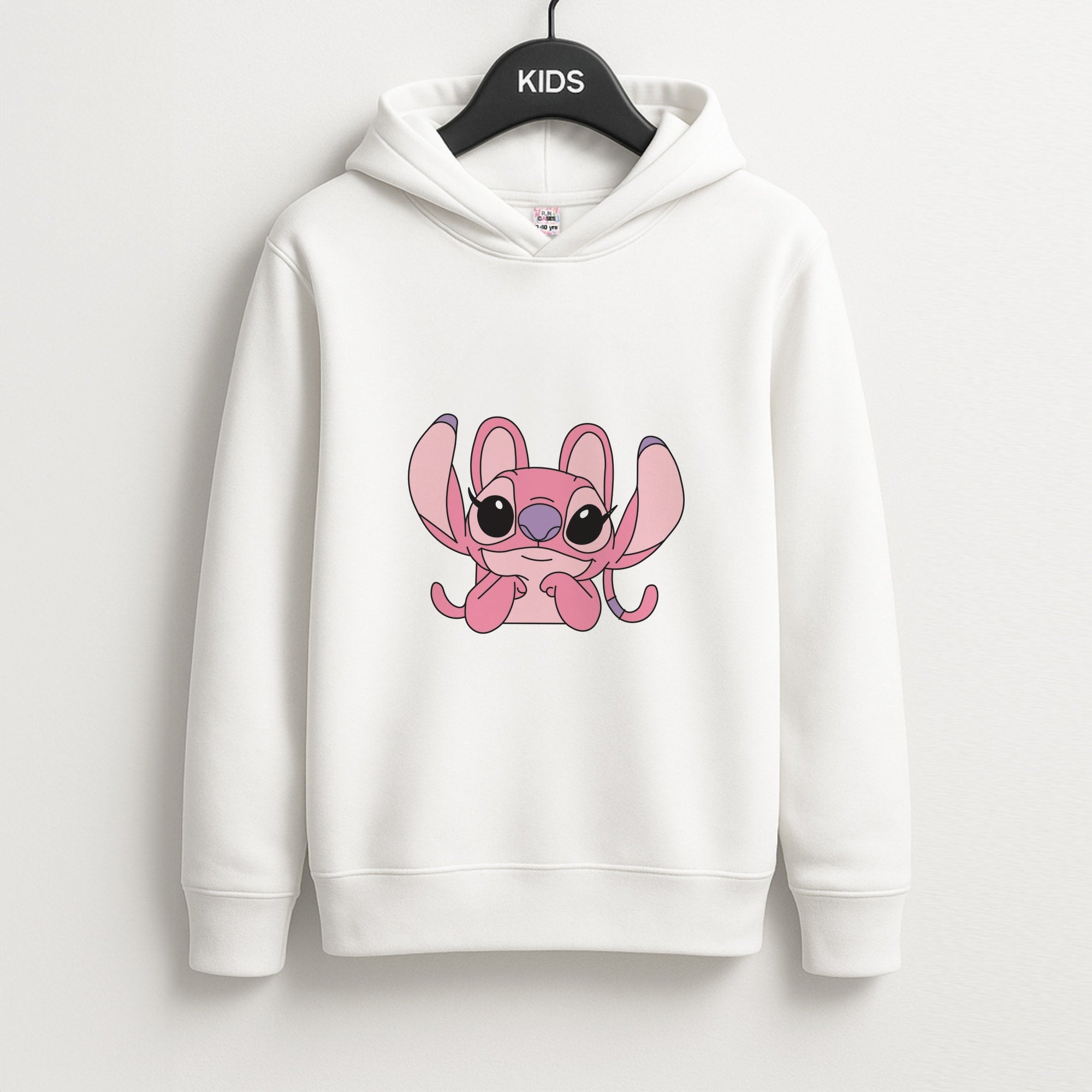 Gazing - Pink Alien Kids Hoodie
