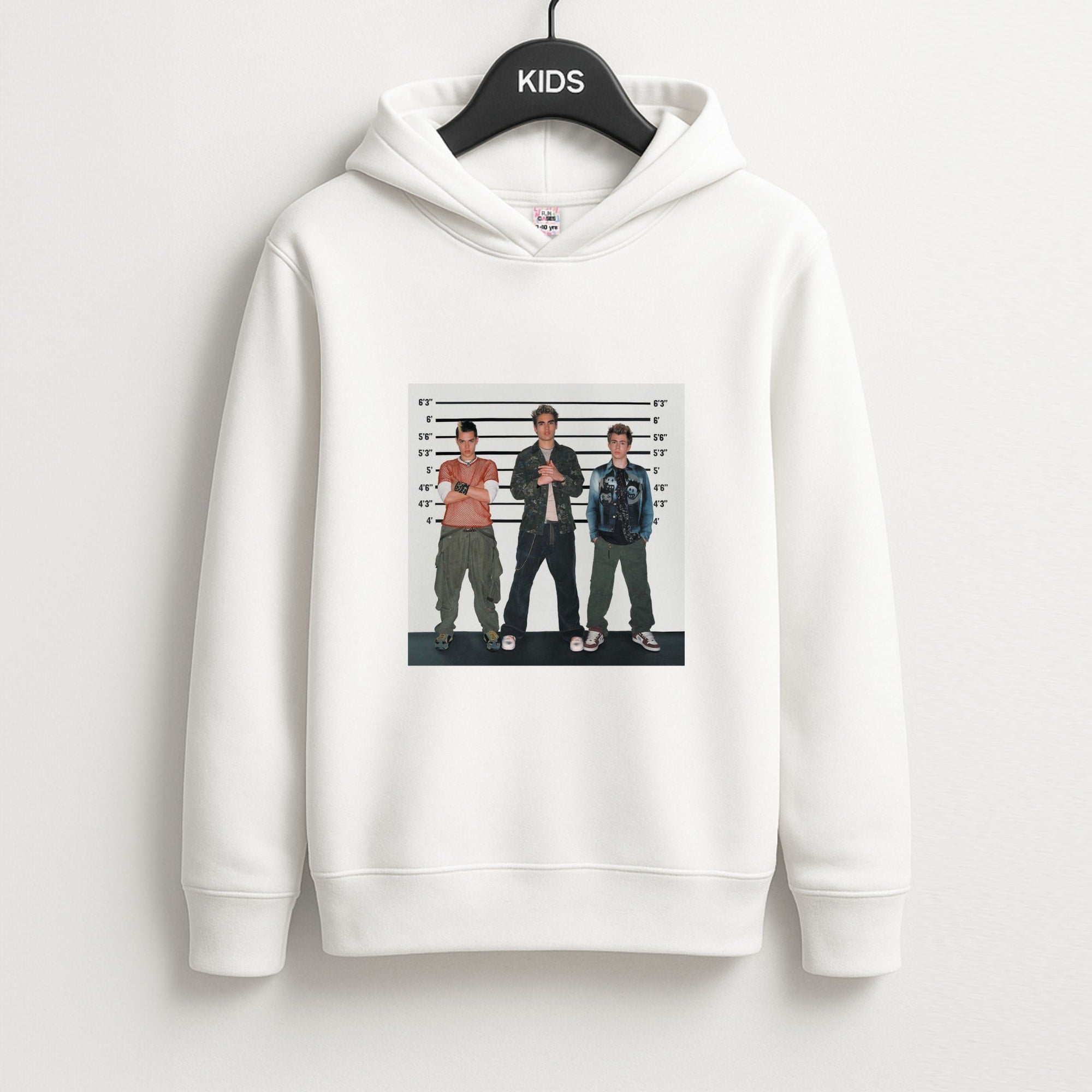 Height Chart - Bust Band Unisex Kids Hoodie