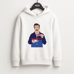 Ted Drinking Tea Unisex Kids Hoodie