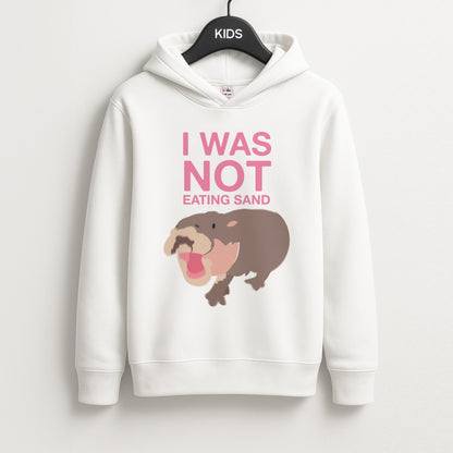 I Was Not Eating Sand Unisex Kids Hoodie