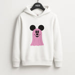 Mouse Ghost Pattern Halloween Unisex Kids Hoodie