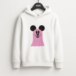 Mouse Ghost Pattern Halloween Unisex Kids Hoodie