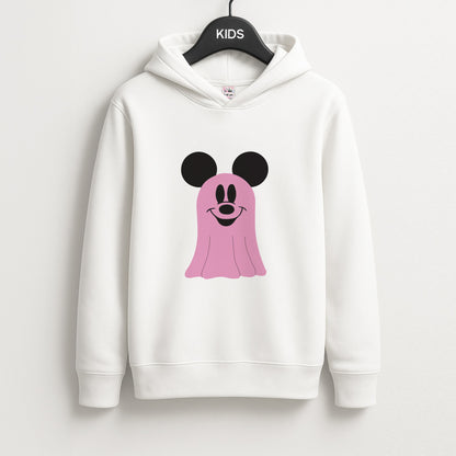 Mouse Ghost Pattern Halloween Unisex Kids Hoodie