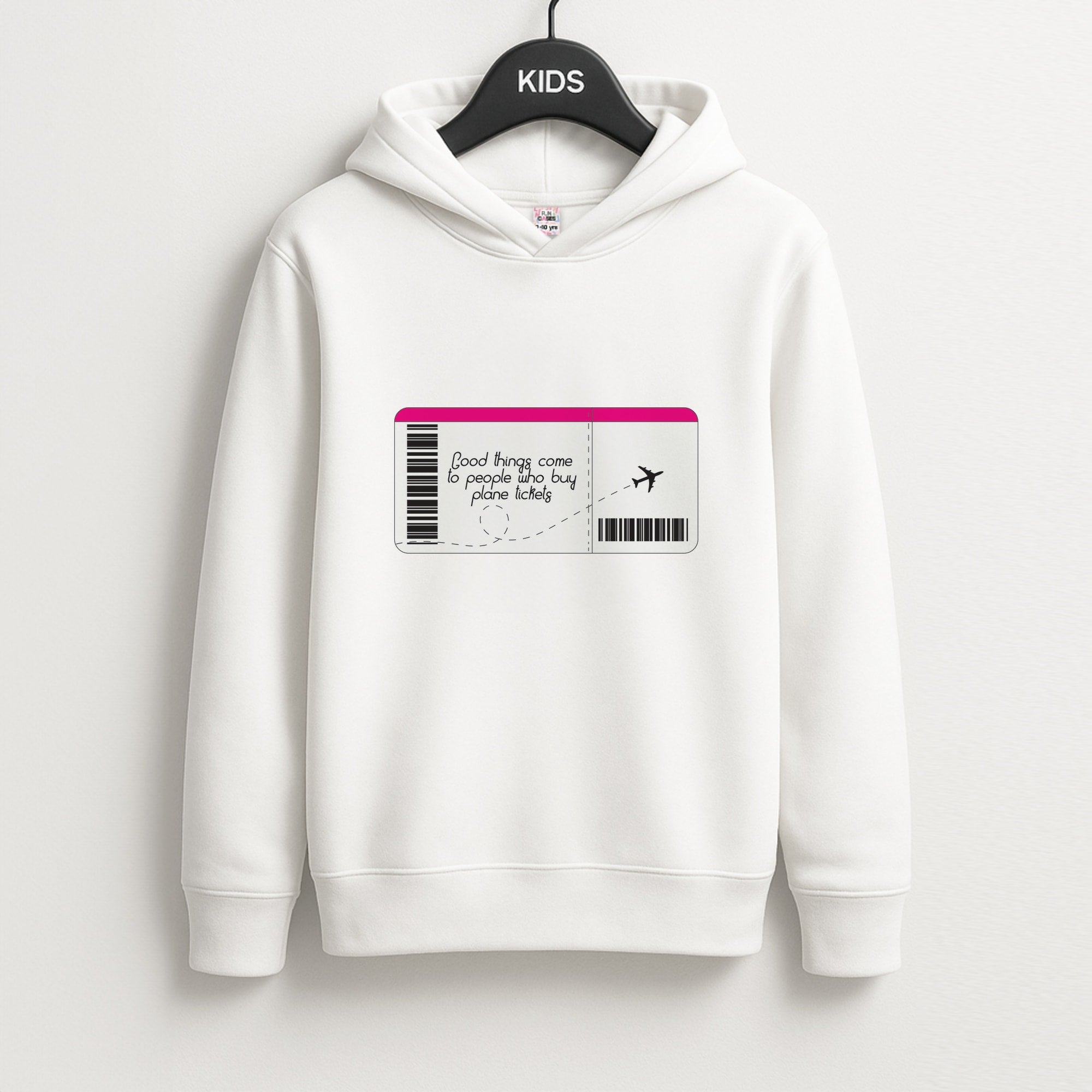 Buy Plane Tickets - Travel Kids Hoodie