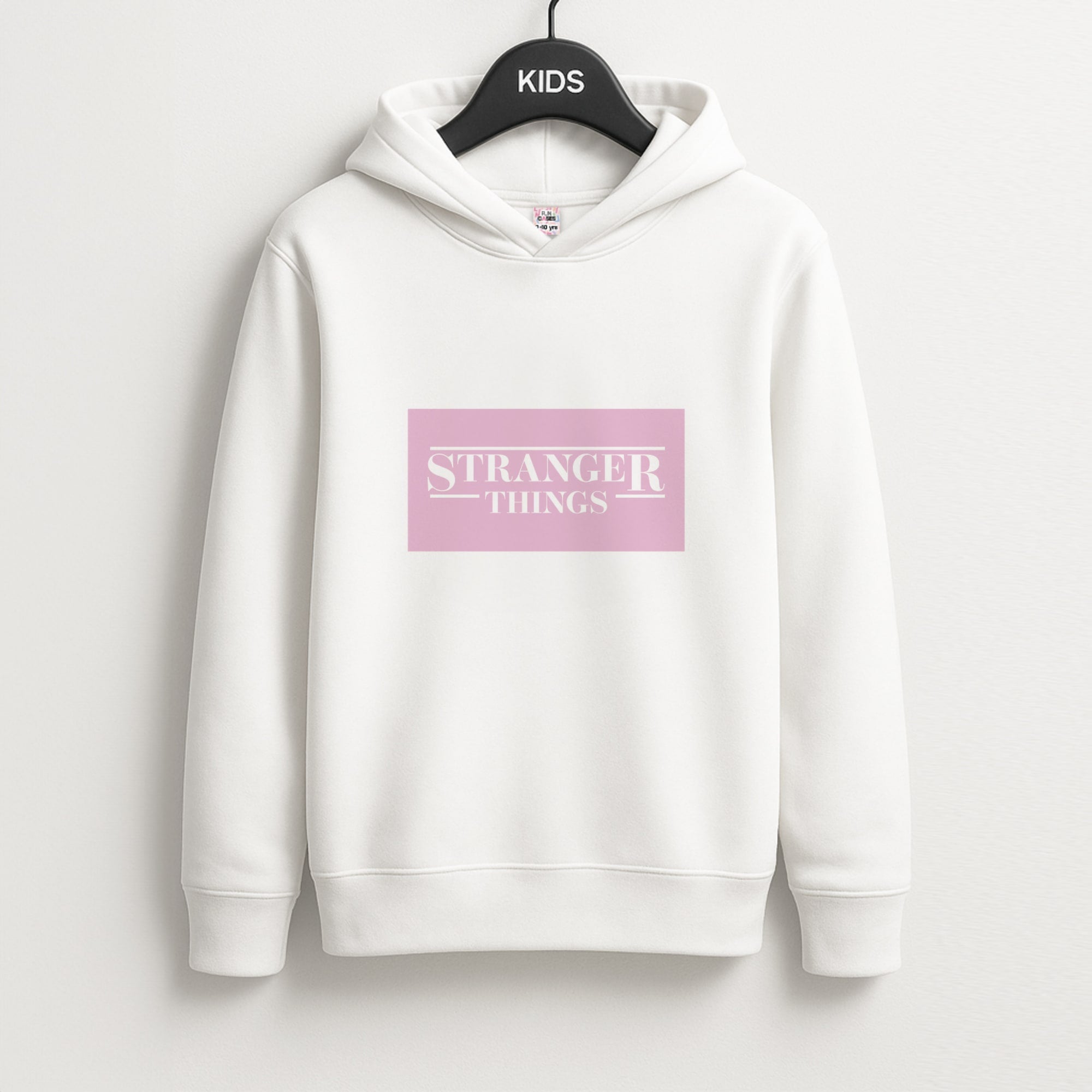 Pink Galaxy Stranger Kids Hoodie