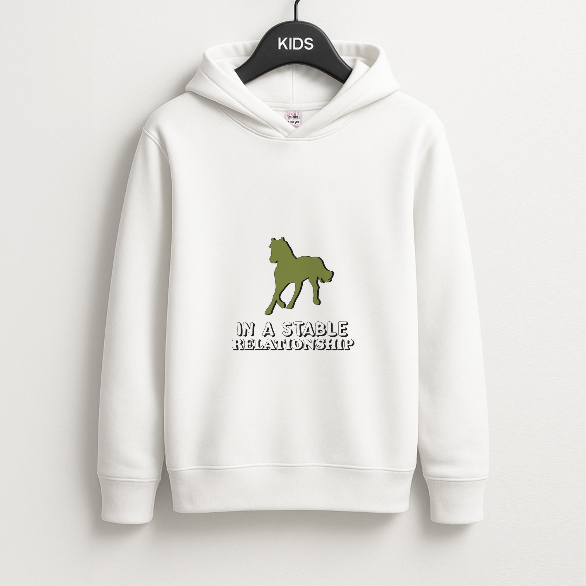 In A Stable Relationship - Horses Unisex Kids Hoodie