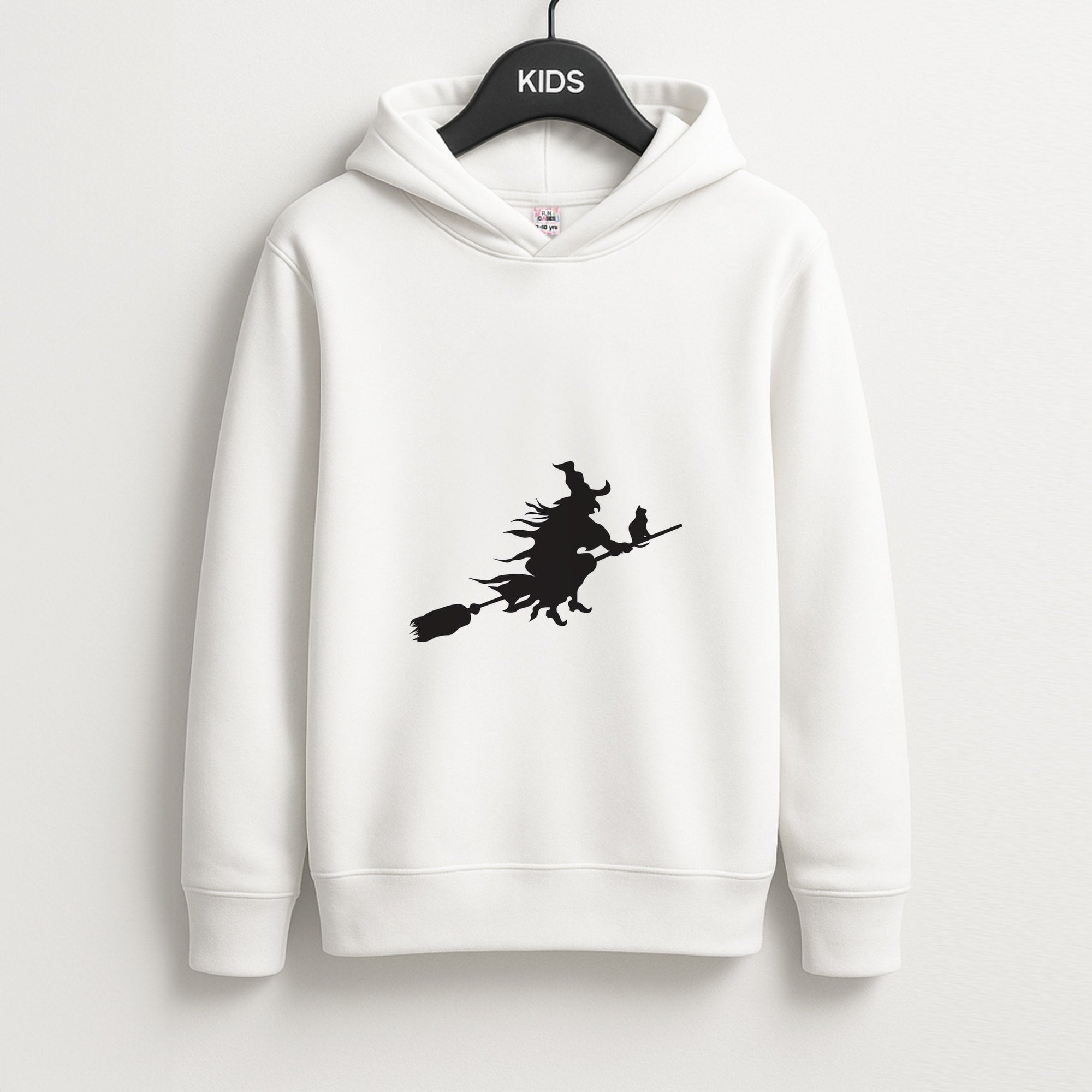 Witch And Cat - Halloween Unisex Kids Hoodie