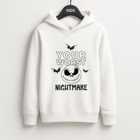 Your Worst Nightmare Purple Kids Hoodie
