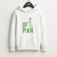 Best Dad By Par - Fathers Day Kids Hoodie
