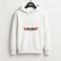 Top Dad- Fathers Day Kids Hoodie
