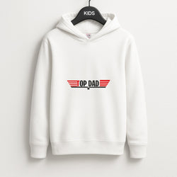 Top Dad- Fathers Day Unisex Kids Hoodie